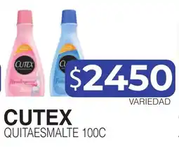 Masivos Cutex quitaesmalte oferta