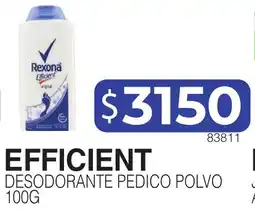 Masivos Efficient desodorante pedico polvo oferta