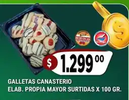 Supermercados Mayor Galletas canasterio elab. propia mayor surtidas oferta