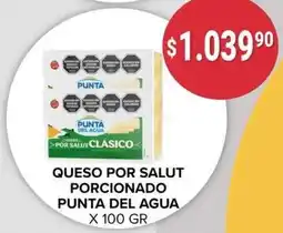 Supermercados Mayor Queso por salut porcionado punta del agua oferta
