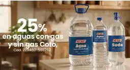 Coto Coto en aguas con gas y sin gas oferta