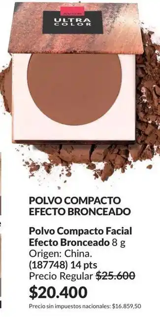 Avon - polvo compacto efecto bronceado
