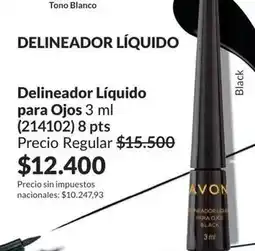 Avon Avon - delineador líquido para ojos 3 ml (214102) oferta