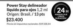 Avon Origen - power stay delineador líquido para ojos 1,2 ml oferta