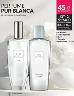Avon Avon - pur blanca eau de toilette + colonia refrescante oferta