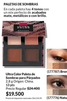 Avon Ultra - color paleta de sombras para párpados oferta