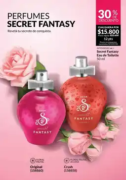 Avon Avon - perfumes secret fantasy eau de toilette oferta