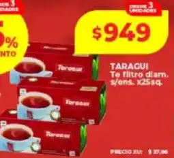Supermayorista Vital TARAGUI Te filtro diam. s/ens. oferta
