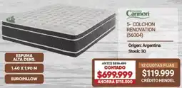 Hendel Colchon renovation oferta