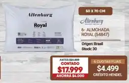 Hendel Almohada royal oferta
