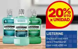 Nini Mayorista Listerine enj.bucal cool mint zero/freshburst cool mint oferta