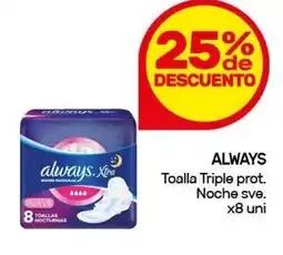 Nini Mayorista Always toalla triple prot. noche sve. oferta