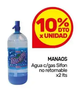 Nini Mayorista Manaos agua c/gas sifon no retornable oferta