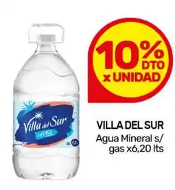 Nini Mayorista Villa del sur agua mineral s/ gas oferta