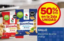 Nini Mayorista Gallo bizcochos de arroz oferta