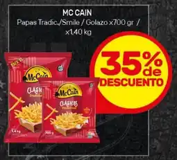 Nini Mayorista McCain papas tradic./smile/golazo oferta