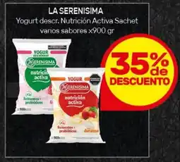 Nini Mayorista La serenisima yogurt descr. nutrición activa sachet varios sabores oferta