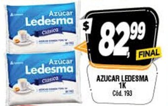 Supermercados Yaguar Azucar Ledesma 1K oferta