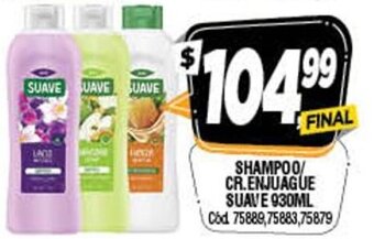 Supermercados Yaguar Shampoo / Cr.Enjuague Suave 930ml oferta