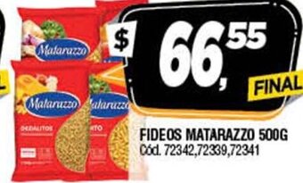 Supermercados Yaguar Fideos Matarazzo 500g oferta