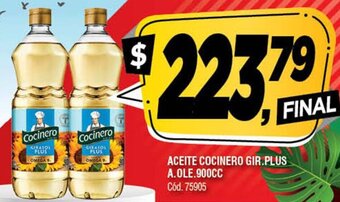 Supermercados Yaguar Aceite Cocinero Gir.Plus A.Ole 900cc oferta