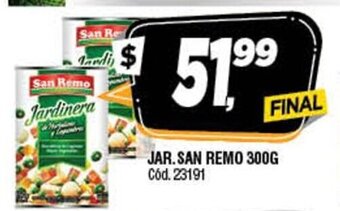 Supermercados Yaguar Jar.San Remo 300g oferta