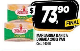 Supermercados Yaguar Margarina Danica Dorada 200g Pan oferta