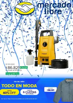 Mercado Libre Trent lavadora de alta presión oferta