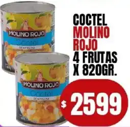 Supermercados Mariano Max Molino rojo coctel de 4 frutas oferta