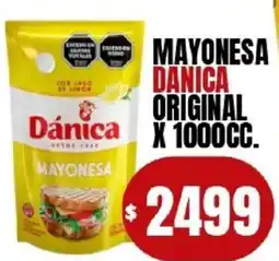 Supermercados Mariano Max Danica mayonesa original oferta