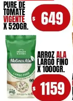 Supermercados Mariano Max Molinos Ala arroz ala largo fino oferta