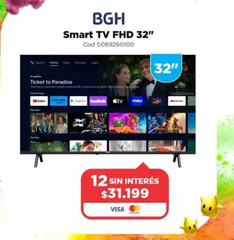 BGH smart tv fhd 32"