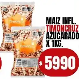 Supermercados Mariano Max Timoncruz maiz infl. azucarado oferta