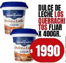 Supermercados Mariano Max Los quebrachitos dulce de leche clásico oferta