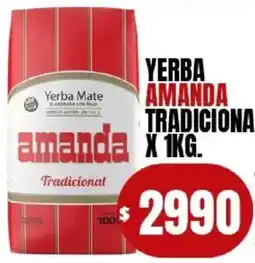 Supermercados Mariano Max Amanda yerba mate tradicional oferta