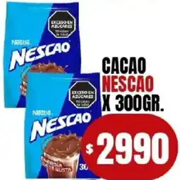 Supermercados Mariano Max Nescao cacao oferta