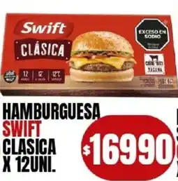 Supermercados Mariano Max Swift hamburguesa clásica oferta