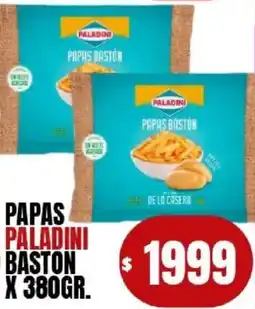Supermercados Mariano Max Paladini papas baston oferta
