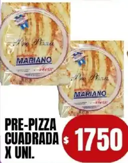 Supermercados Mariano Max Mariano pre-pizza cuadrada oferta