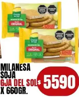 Supermercados Mariano Max Granja del Sol milanesa soja oferta