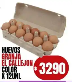 Supermercados Mariano Max Huevos granja el callejon color oferta
