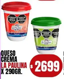 Supermercados Mariano Max La paulina queso crema oferta