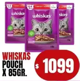 Supermercados Mariano Max Whiskas pouch oferta
