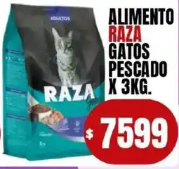 Supermercados Mariano Max Raza alimento raza gatos pescado oferta