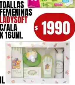 Supermercados Mariano Max Ladysoft toallas femeninas oferta