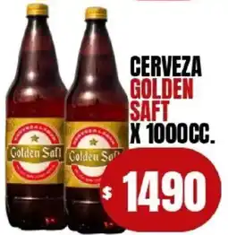 Supermercados Mariano Max Golden Saft cerveza oferta