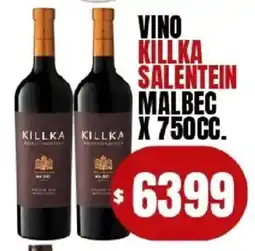 Supermercados Mariano Max Killka vino saletein malbec oferta