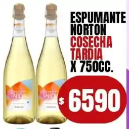 Supermercados Mariano Max Norton espumante cosecha tardia oferta