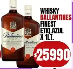 Supermercados Mariano Max Ballantines whisky finest oferta