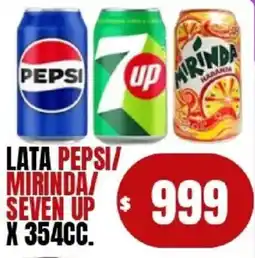 Supermercados Mariano Max Pepsi mirinda seven up oferta